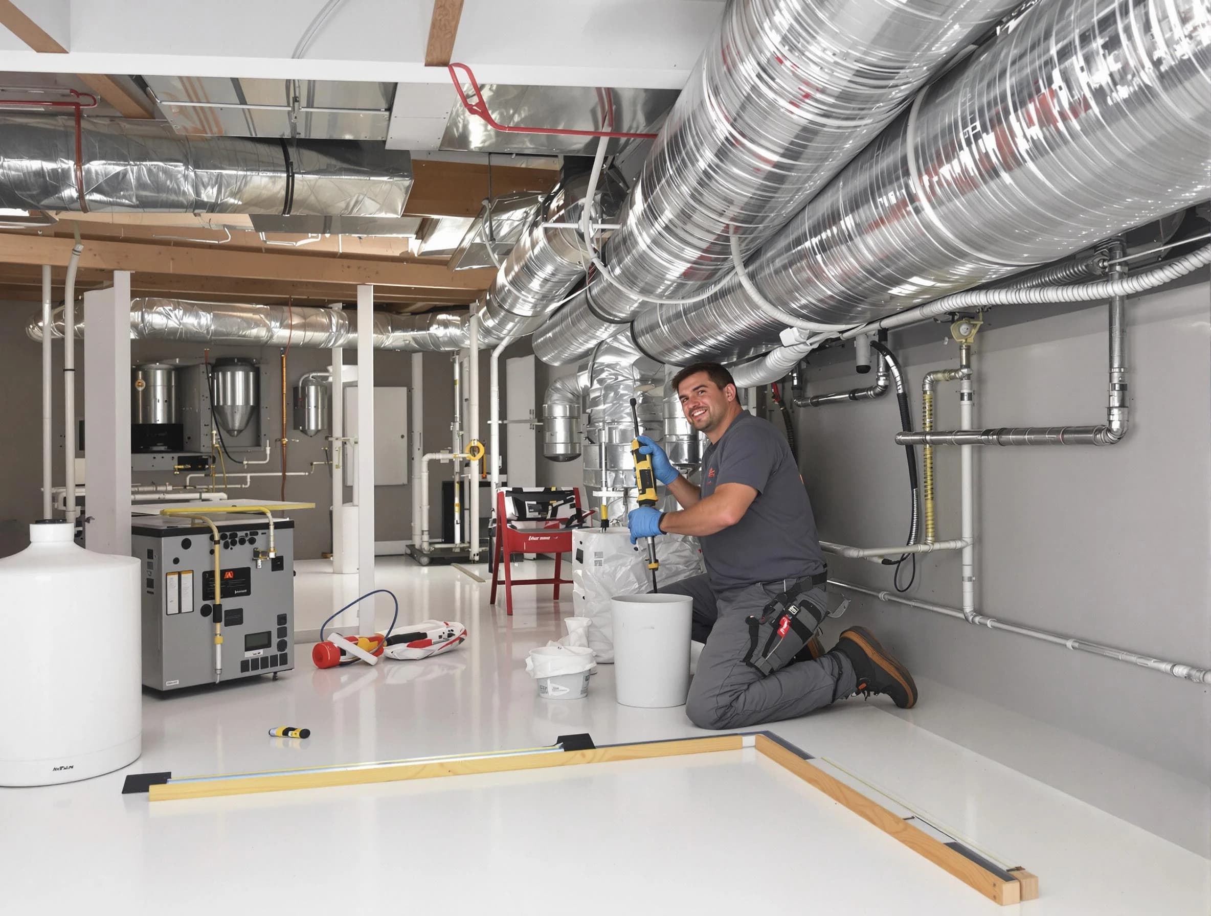 Professional duct sealing service by Anaheim Air Duct Cleaning in Anaheim